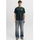 JACK & JONES regular fit T-shirt met logo - donkergroen