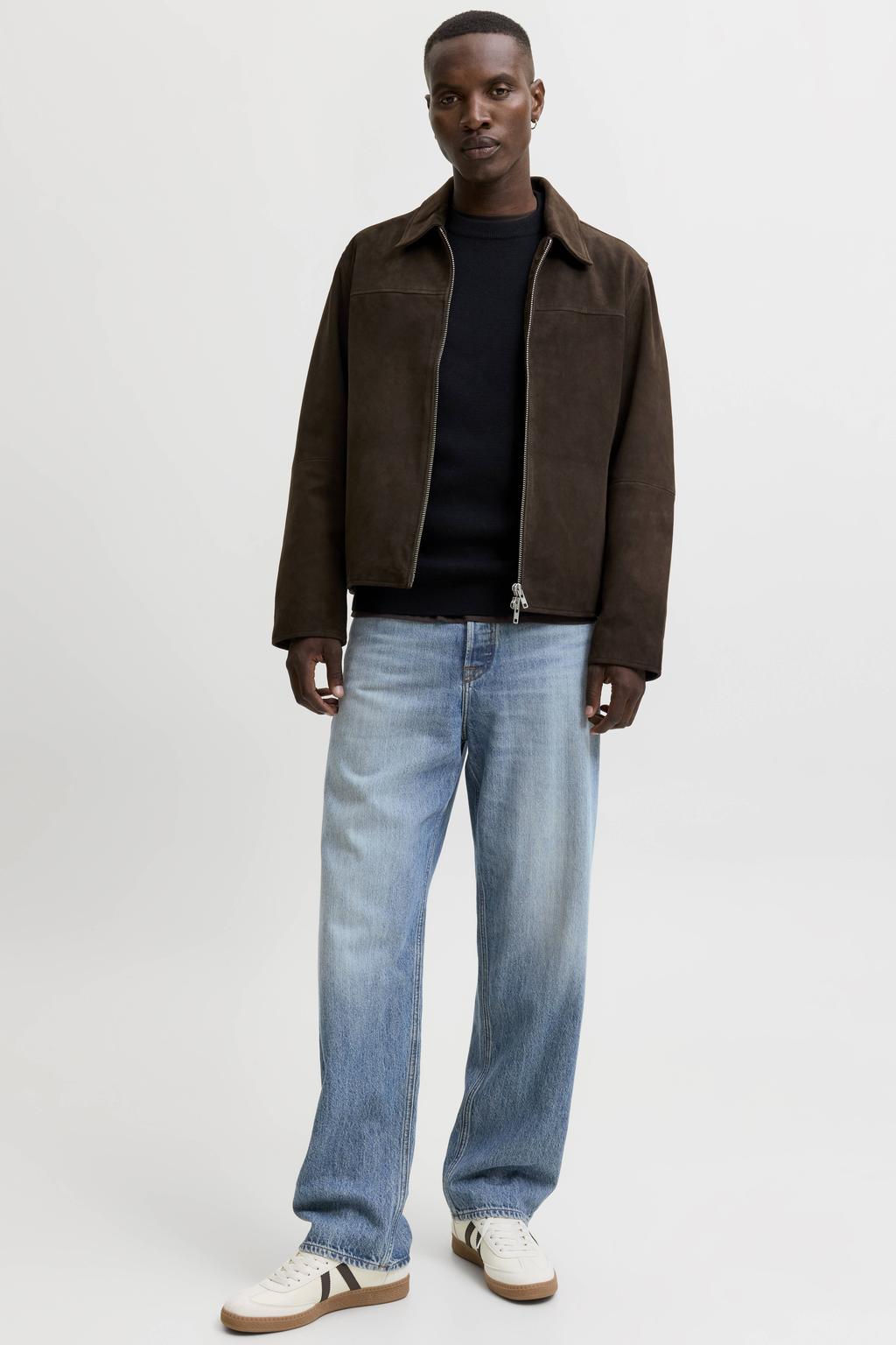 JACK & JONES JEANS INTELLIGENCE JJIALEX JJORIGINAL baggy jeans - blauw