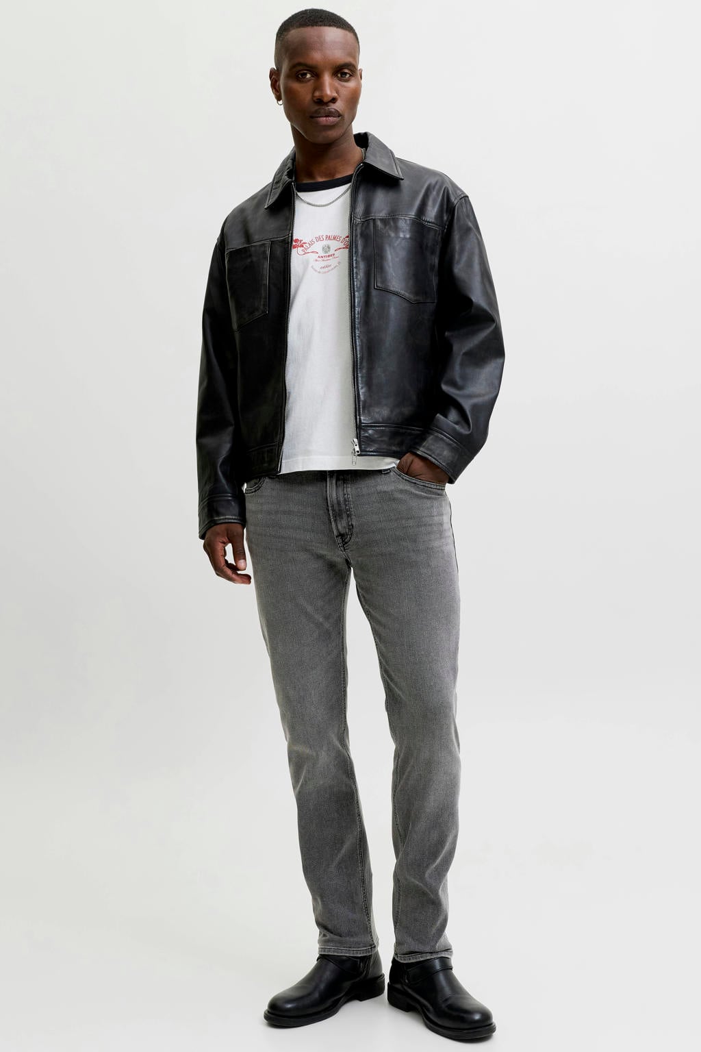 JACK & JONES JEANS INTELLIGENCE regular fit jeans - 224 black denim