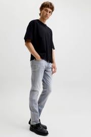thumbnail: JACK & JONES JEANS INTELLIGENCE JJIGLENN JJORIGINAL slim fit jeans - grijs