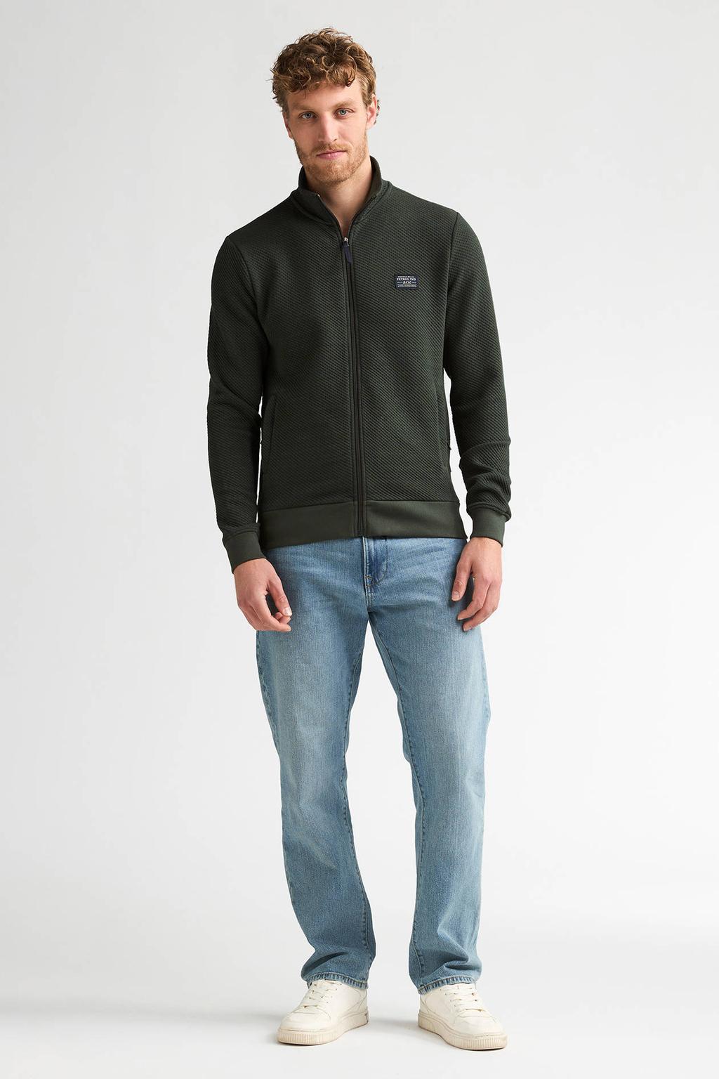 Petrol Industries sweatvest - groen