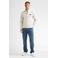 Petrol Industries gemêleerd sweatvest - wit