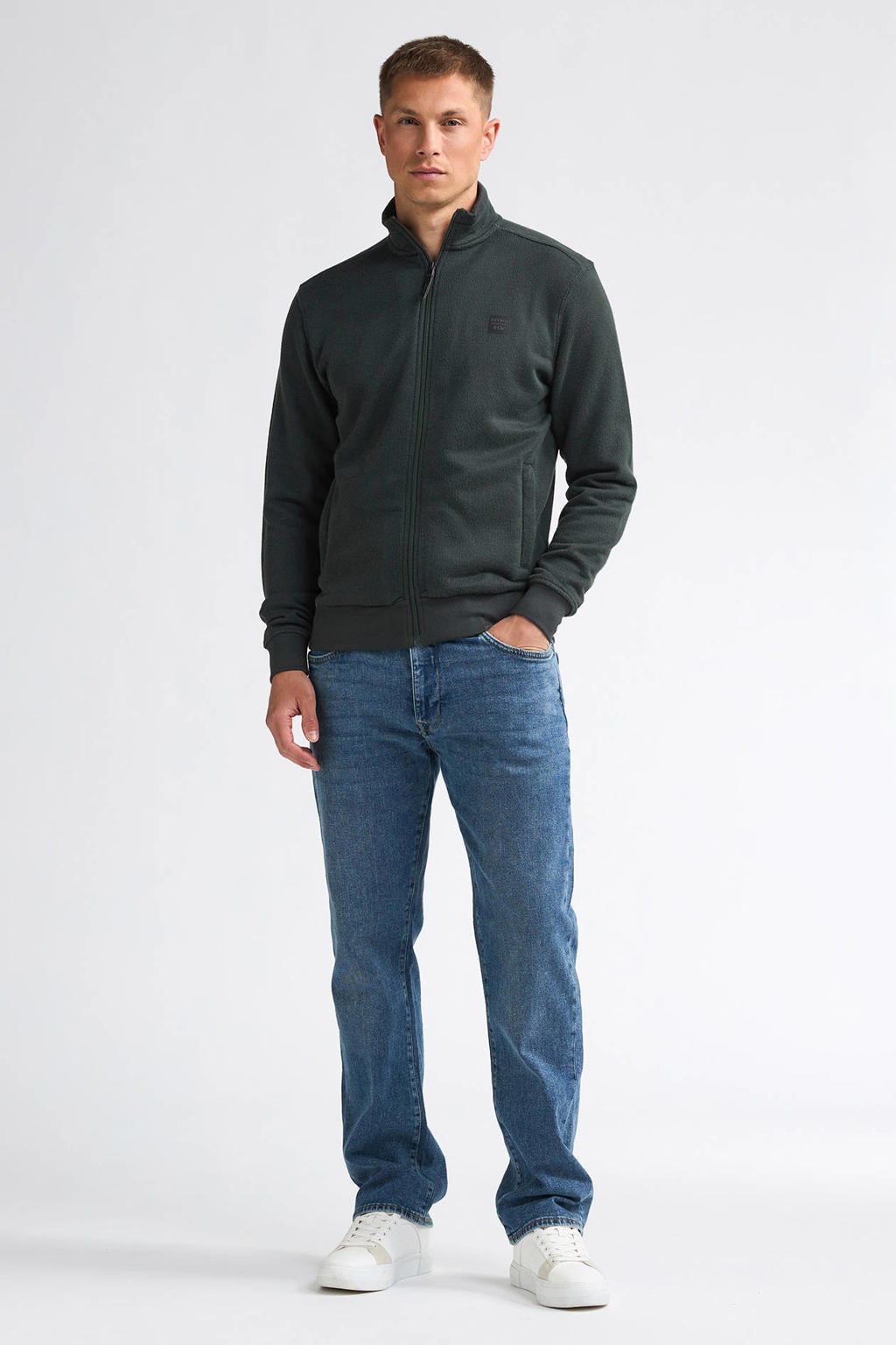 Petrol Industries sweatvest - groen