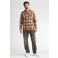 Petrol Industries regular fit geruit overhemd - copper orange