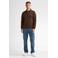 Petrol Industries regular fit sweater met logo - bruin