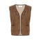 CS the Label gilet - bruin