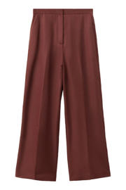 thumbnail: Mango wide leg broek - roodbruin