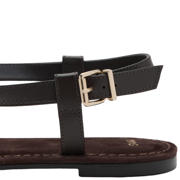 thumbnail: Mango leren sandalen - donkerbruin