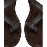 thumbnail: Mango leren sandalen - donkerbruin