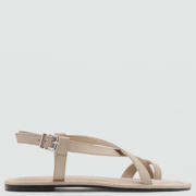 thumbnail: Mango leren sandalen - beige