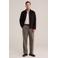 WE Fashion wollen loose fit chino met plooien - bruin