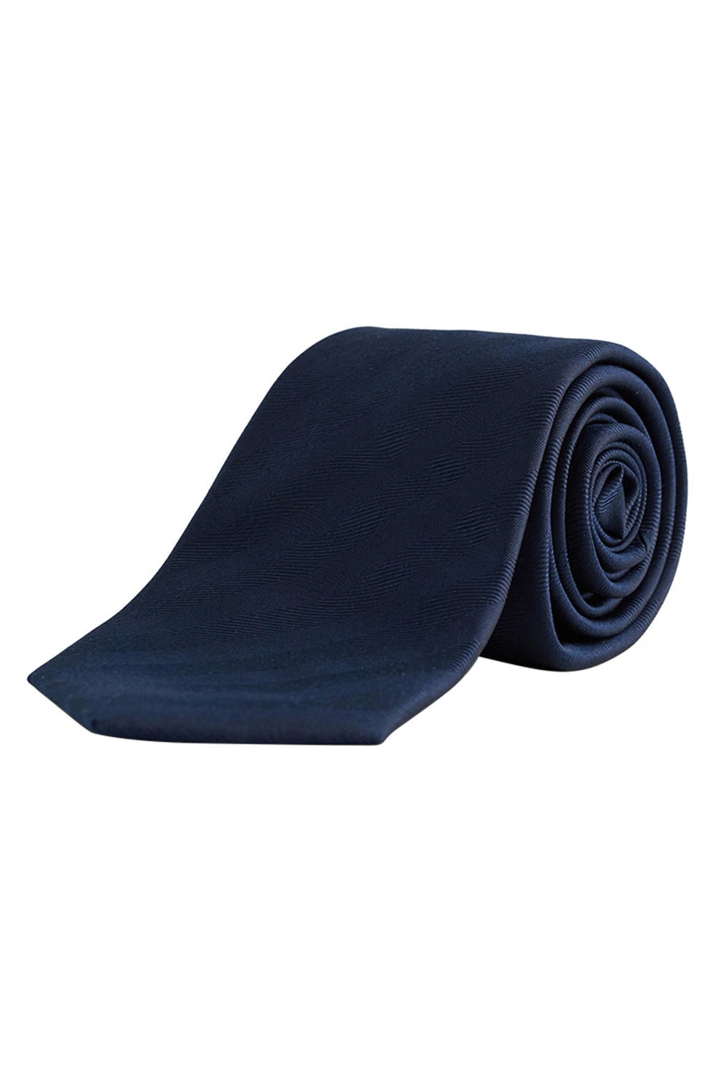 WE Fashion stropdas donkerblauw