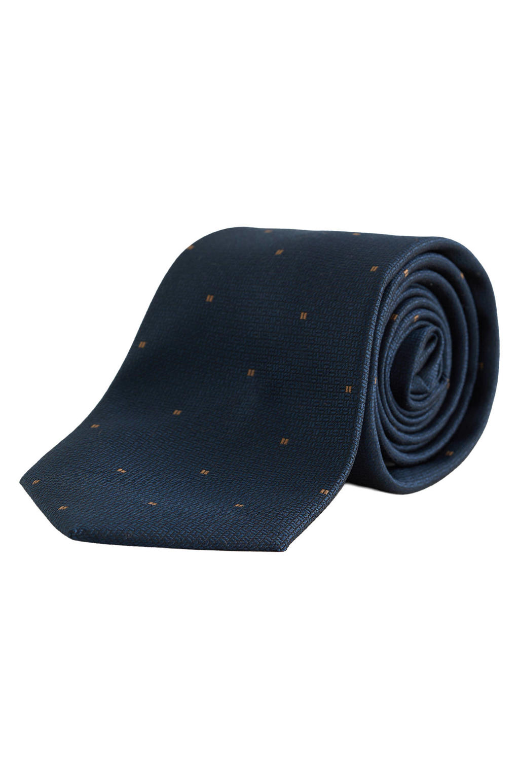 WE Fashion stropdas donkerblauw