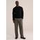 WE Fashion wollen regular fit gebreide trui - zwart