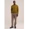 WE Fashion wollen regular fit gebreide trui - oker