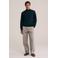 WE Fashion wollen regular fit gebreide trui - petrol