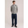 WE Fashion Blue Ridge relaxed fit geruit overhemd - zwart