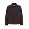 WE Fashion relaxed fit geruit overshirt met wafelstructuur - roodbruin
