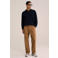 WE Fashion regular fit gebreide trui - blauw