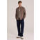 WE Fashion regular fit overhemd - bruin