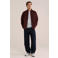 WE Fashion regular fit overhemd - roodbruin