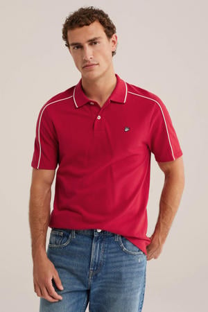 regular fit polo - rood