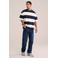 WE Fashion Blue Ridge relaxed fit straight leg jeans - donkerblauw