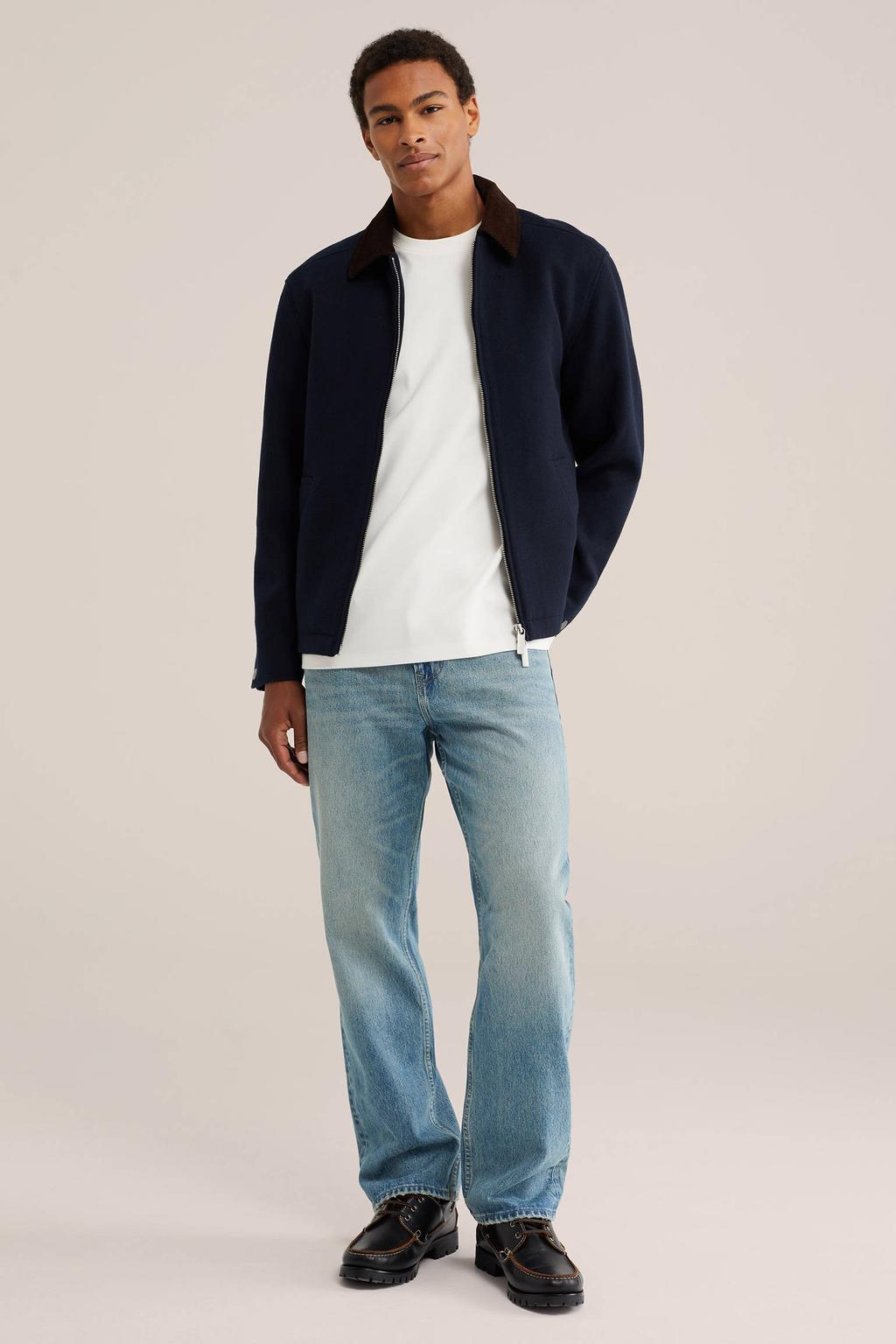 WE Fashion Blue Ridge relaxed fit straight leg jeans - blauw