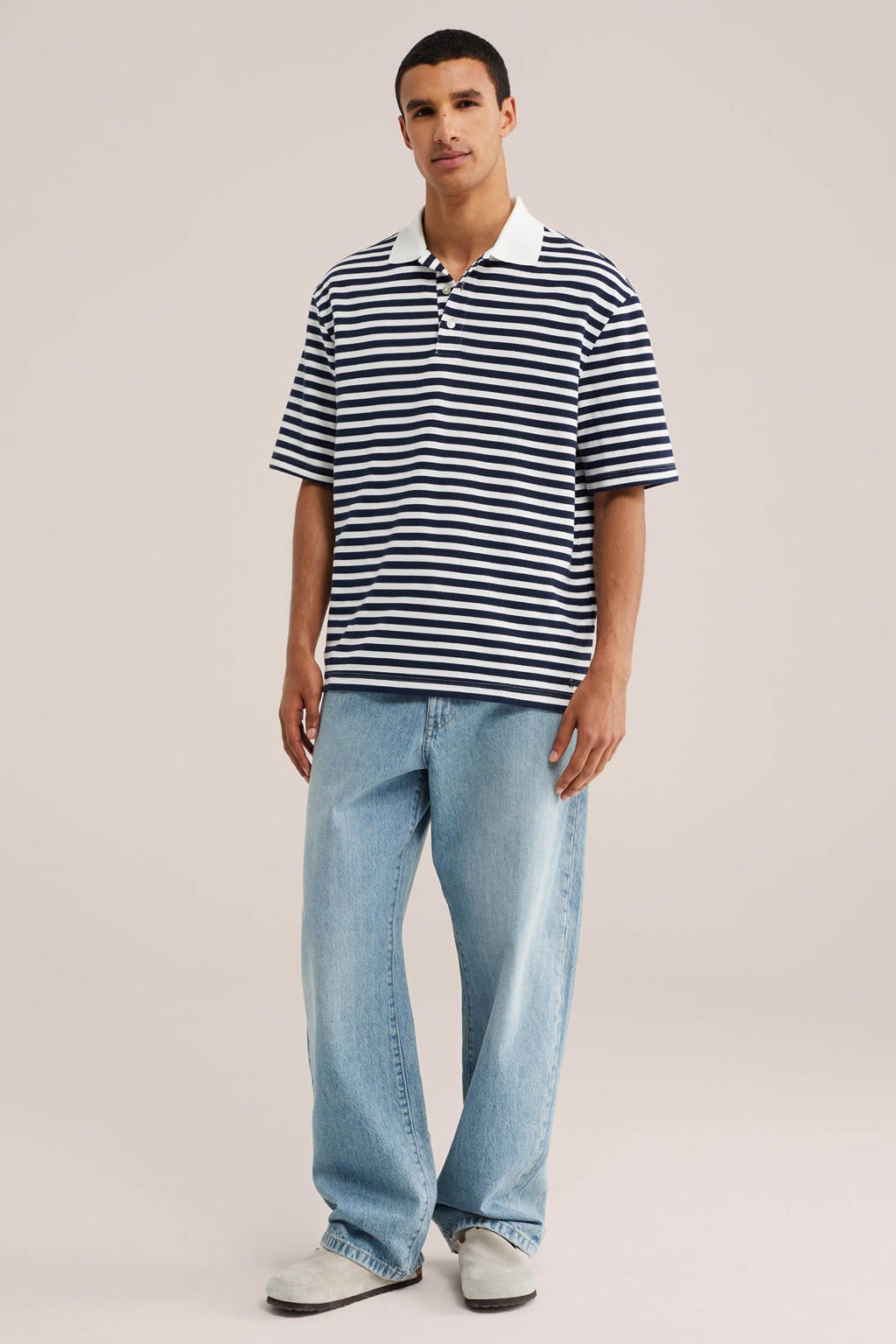 WE Fashion Blue Ridge barrel jeans - midblauw
