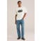 WE Fashion Blue Ridge loose fit jeans - blauw