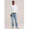 WE Fashion katoenen regular fit gebreide trui - wit