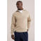 WE Fashion katoenen regular fit gebreide trui - beige