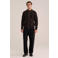 WE Fashion katoenen gebreid vest - donkerbruin