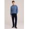 WE Fashion regular fit gebreide trui - blauw