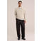 WE Fashion regular fit gebreide trui - silent alloy