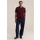 WE Fashion regular fit polo - donkerrood