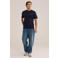 WE Fashion regular fit T-shirt - donkerblauw