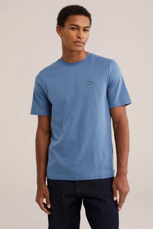 regular fit T-shirt - donkerblauw
