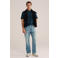 WE Fashion regular fit T-shirt - blauwgroen