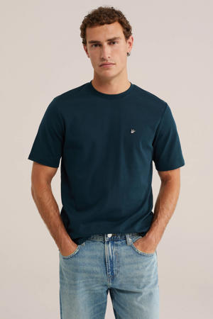 regular fit T-shirt - blauwgroen