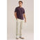 WE Fashion regular fit T-shirt - donkerpaars