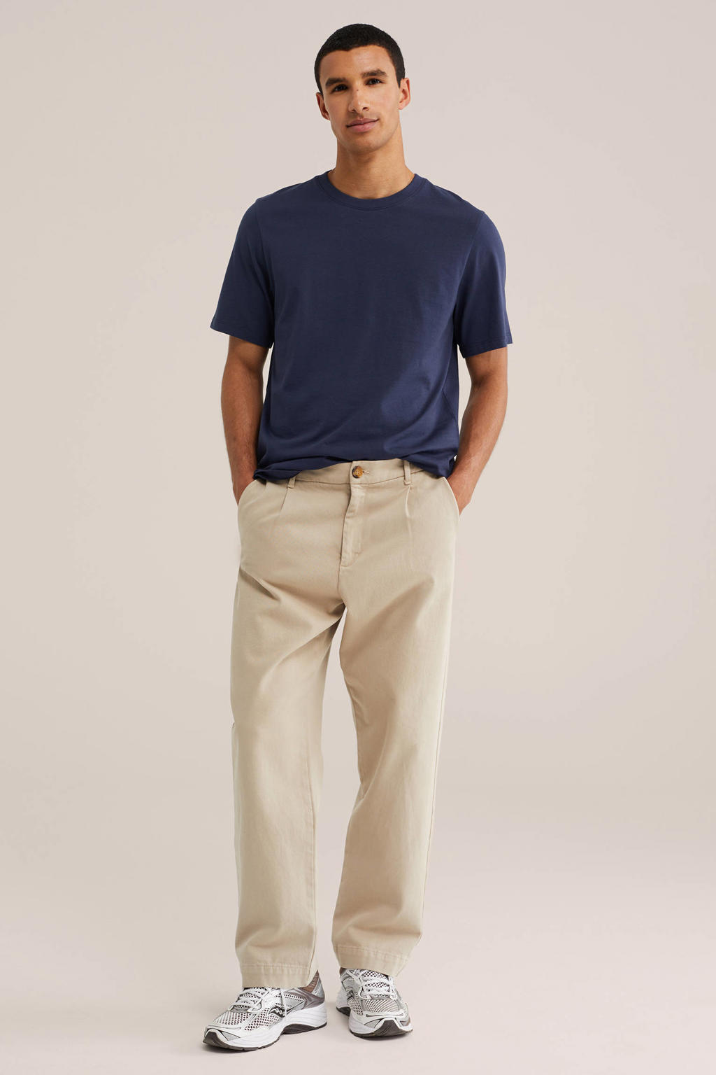 WE Fashion regular fit T-shirt - indigo mood