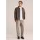 WE Fashion regular fit gemêleerd overshirt - bruin