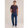 WE Fashion regular fit T-shirt - donkerpaars