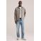 WE Fashion suèdelook regular fit overshirt - grasgroen