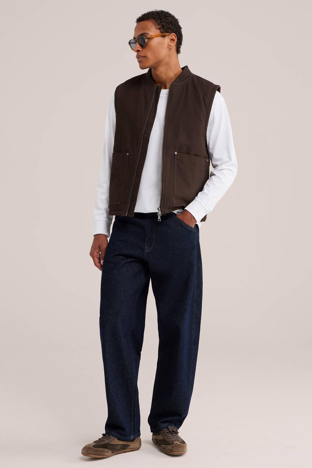 WE Fashion bodywarmer - donkerbruin