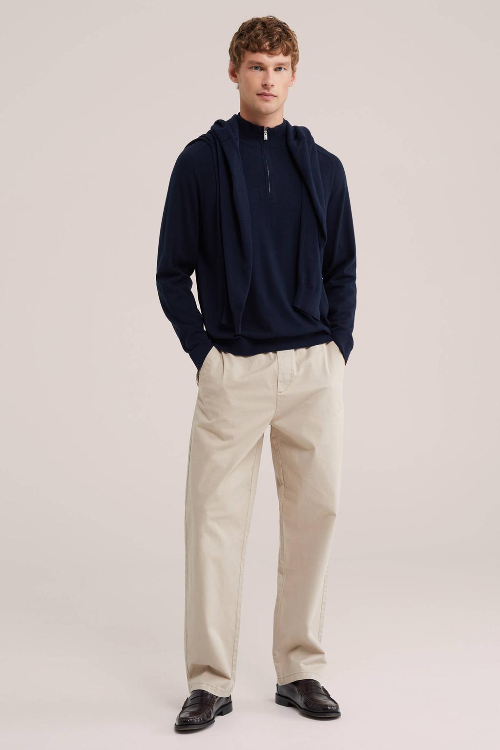 WE Fashion regular fit chino - beige