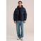 WE Fashion pufferjas - donkerblauw