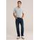 WE Fashion regular fit gemêleerde piqué polo - grijs
