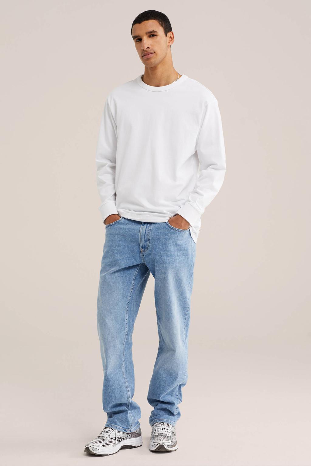 WE Fashion Blue Ridge regular fit jeans - lichtblauw